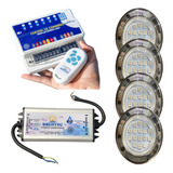 Central De Comando Led Brustec 5 Led's Fonto 12v Blindada