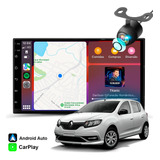 Central Multimídia Carplay Android Auto Sem Fio Gps Radio 7p