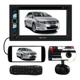 Central Multimídia + Moldura Honda City Dx + Câmera Ré