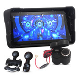 Central Multimidia Moto Carplay Android Auto Bluetooth Ip67