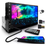 Central Multimídia Mp5 1 Din Espelha Ios Android Câmera Ré