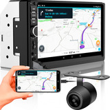 Central Multimídia Universal 2 Din Com Câmera De Ré Kit