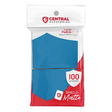 Central Shield Matte Azul 100 Sleeves Pokemon Magic