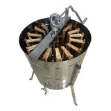 Centrifuga Manual Inox Extratora Mel 16/8 Quadros Apicultura
