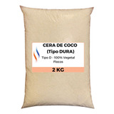 Cera De Coco (tipo Dura) 2kg Ponto Quimica P/velas Em Moldes