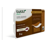 Cera Quente Elástica Chocolate 1kg Tutti Depil
