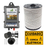 Cerca Elétrica Rural P Caprinos Eletrificador + Acessorios