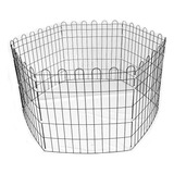 Cercadinho Metal Pet 53cm 6 Painéis Dobrável Médio/pequeno