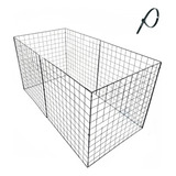 Cercadinho Móvel Pet 6 Telas Aramada Cachorro,gato 50x100