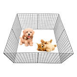 Cercadinho Móvel Pet 8 Telas Aramada Cachorro, Gato 120x120