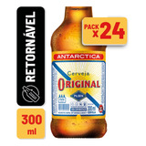 Cerveja Antartica Original 300ml 24 Und Liquido E Garrafa