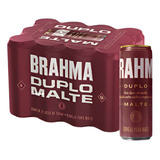 Cerveja Brahma Duplo Malte Combo 12 Latas De 350ml