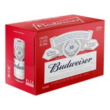 Cerveja Budweiser American Lager Lata 350ml 12 U