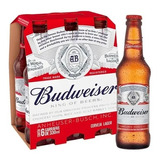 Cerveja Budweiser Garrafa 330ml - Pack Com 6 Unidades