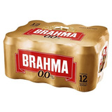 Cerveja Zero Brahma 350ml Kit Com 12un