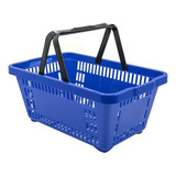 Cesta De Compras Azul (usada Ótimo Estado) 7 Unidades