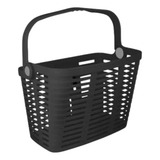 Cesta Dianteira Removível C/ Alça Plástico D/ Bike Preta