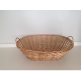 Cesta Vime Pao Newborn Cesto Expositor Grande Pet Padaria N2
