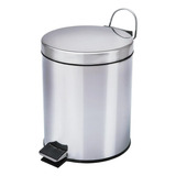 Cesto De Lixo 5lts 100% Inox C/ Pedal Banheiro E Cozinha