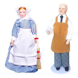 Ch 2 Bonecas De Porcelana Em Escala 1:12 Para Casa De