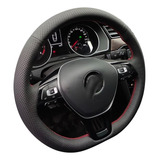 Ch Capa De Volante Em Couro Real Perfurado Vw Com Forro