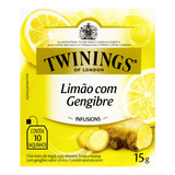 Chá Twinings Limão Com Gengibre Em Sachê 15 G 10 U