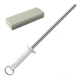 Chaira Profissional Starrett 10 Polegadas Com Pedra Amolador