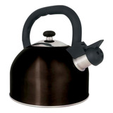 Chaleira Aço Inox 2,5l Mattina Preta