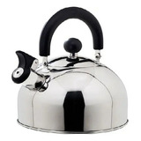 Chaleira Basic Aço Inox 2 L Cabo Anatômico Ke Home Bule Chá Cor Cinza