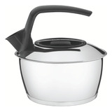Chaleira Em Aço Inox Com Fundo Triplo Cabo Preto 1,5 L Tramontina