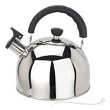 Chaleira Inox Com Apito 2,5l Aço Inoxidável Ferve Leite Cha