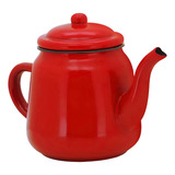 Chaleira Retrô Bule Esmaltado 1,7l Vermelho - Tuut