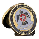 Challenge Coin Força Aérea Dos E U A - Lar Dos Thunderbirds