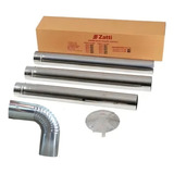 Chamine Caipira P/fogao A Lenha Galvanizado 115mm Duto Tubo