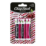 Chap Stick Classic Bálsamo Protetor Labial Cereja -pack 3