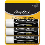 Chap Stick Kit Com 3 Bastoes Sabor Original - Pronta Entrega