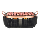 Chapa De Pedra Gourmet Fondue Grande 31cm Com 2 Queimadores