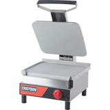 Chapa Elétrica Simples Com Prensa Lisa Sasl Croydon Cor Cinza 2.500 W
