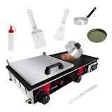 Chapa Industrial A Gás Profissional 30x60 + Kit Lanches