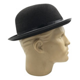 Chapeu Coco Modelo Classico Estilo Retro Charles Chaplin Cor Preto