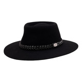 Chapéu Pralana Estradeiro Preto Estilo Almir Sater Aba 7,5