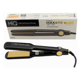Chapinha De Cabelo Prancha Profissional Max480 Wide Mq Hair Cor Preto Bivolt Automático