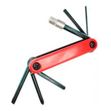 Chave Canivete Ciclista Bike Kenli Com 7 Funções Allen Mtb