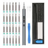 Chave De Fenda Parafusadeira Elétrica 28 Pçs Celular Torx