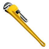 Chave Grifo 14 Pol Para Tubos Heavy Duty Tramontina Pro Cor Amarelo