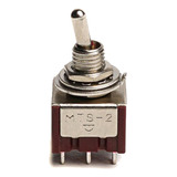 Chave Mini Toggle Switch Dpdt 3 Posições On/on/on 6 Polos 