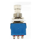Chave Pedal 3pdt Momentâneo Macio De 9 Pinos(sem Trava)