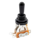Chave Seletora 3p Les Paul Sg Preta Knob Preto Dolphin