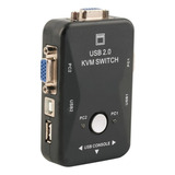  Chaveador Switch Kvm 2 Portas Vga Usb