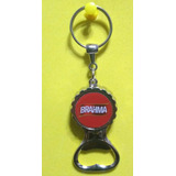 Chaveiro Abridor Garrafas Cerveja Brahma Tampinha Metal